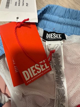Bañador Diesel Rosa y Azul