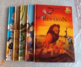 Lote de 5 libros de Disney