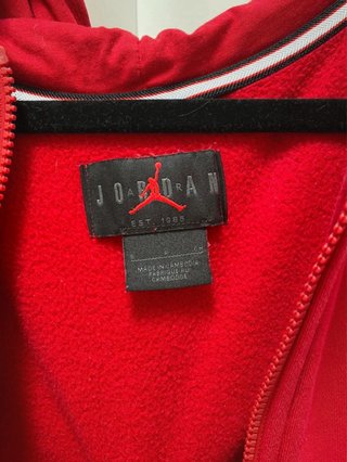 Sudadera Jordan con cremallera