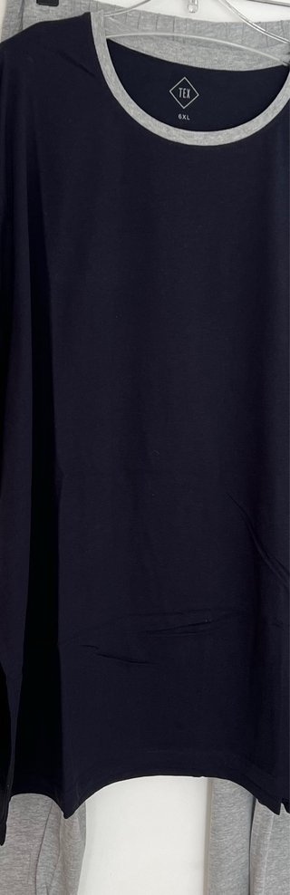 Pijama Hombre azul /Gris Talla 6XL