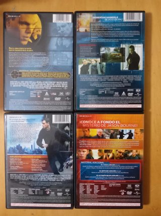 Pack 3 Películas DVD Saga Bourne + 1 BONUS DISC