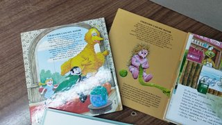 4 libros infantiles Barrio Sesamo, Espinete