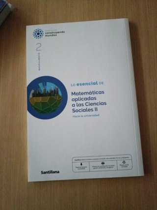 Matemáticas aplicadas a las Ciencias Sociales I...