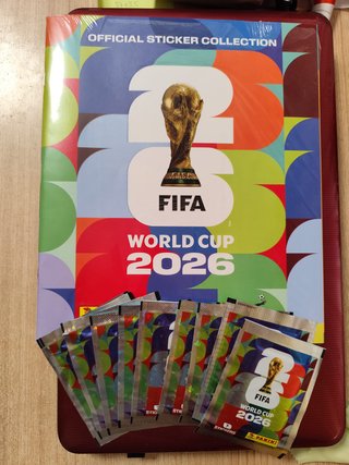 Álbum Oficial Mundial 2026 y 10 SOBRES
