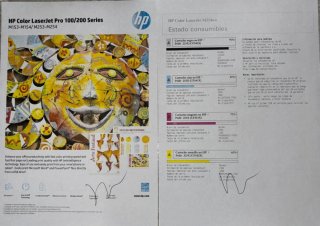 Impresora láser modelo HP Color Laser Jet Pro M25