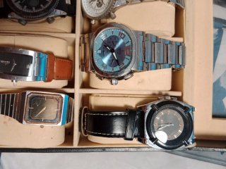 Caja de relojes para 12 piezas