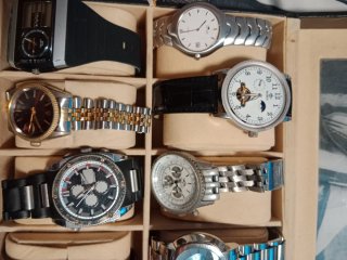 Caja de relojes para 12 piezas