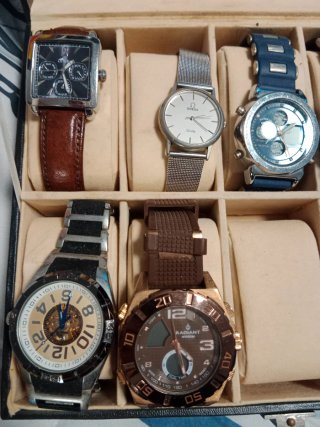 Caja de relojes para 12 piezas