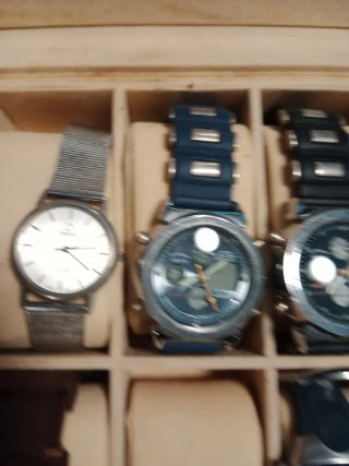 Caja de relojes para 12 piezas