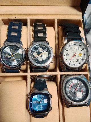 Caja de relojes para 12 piezas