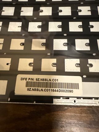Teclado ASUS ROG Strix GL702 Negro Naranja