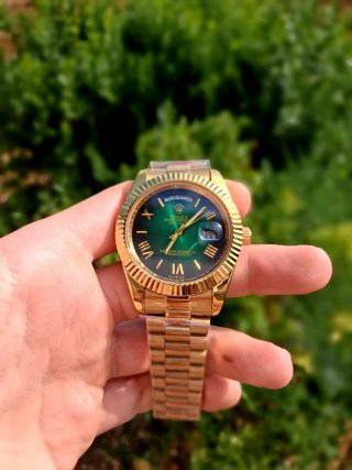 Rolex Day-Date Verde Dorado