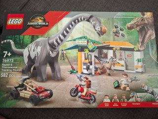 LEGO 76973 Raptor & Titanosaurus Missão