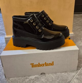 Timberland Stivaletti Chukka Donna Pelle Neri