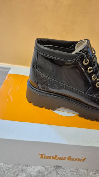 Timberland Stivaletti Chukka Donna Pelle Neri
