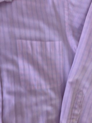 Camisa cuadros rosa manga larga hombre