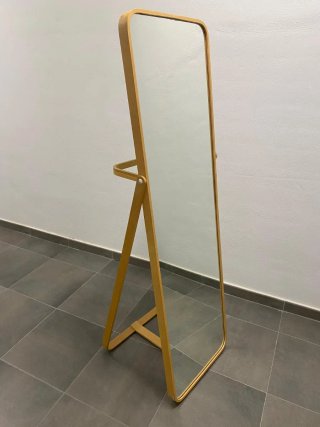 Espejo de pie madera y cristal