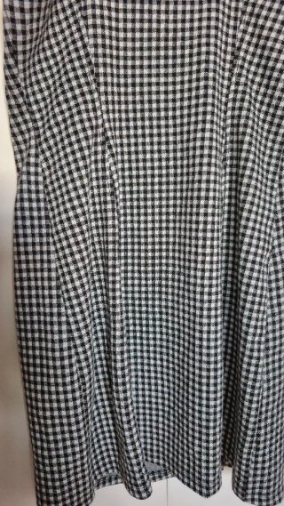 Vestido corto de cuadros vichy
