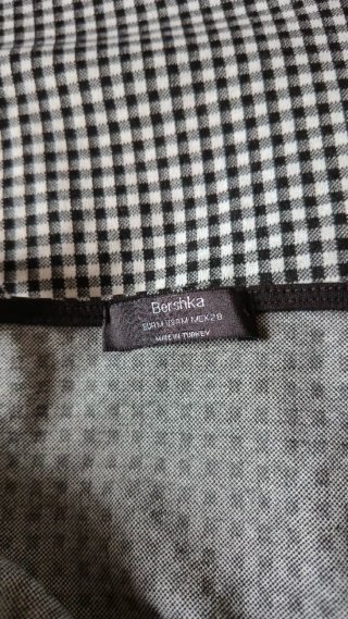 Vestido corto de cuadros vichy