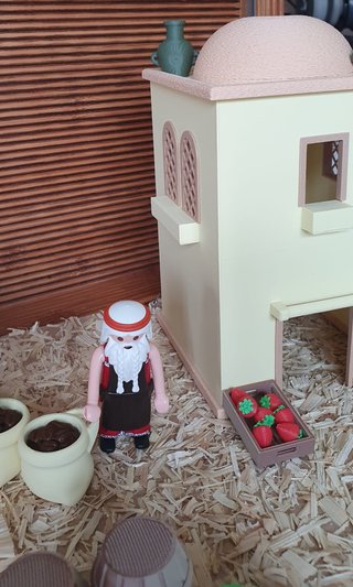 Escena Jaima y torre diorama Playmobil