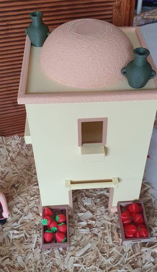 Escena Jaima y torre diorama Playmobil