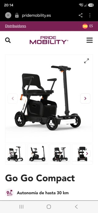 Scooter movilidad Pride Go Go Compact