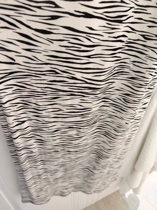 Vestido estampado cebra mujer