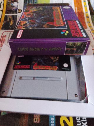Super Ghouls 'n Ghosts SNES Repro