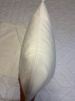 2 Fundas Cojín 50x50 Beige/Blanco
