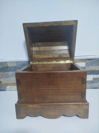 Cofre Baúl Madera Hecho a Mano