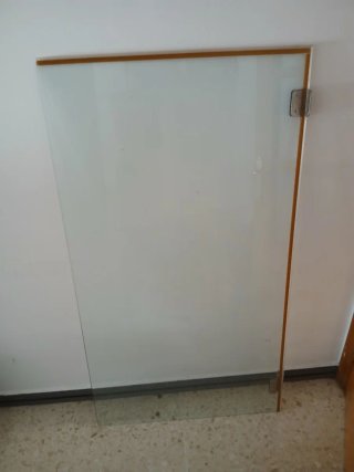 Mampara cristal bañera 80x145