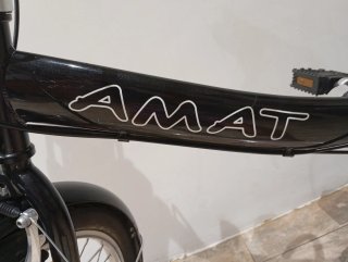 Bicicleta Plegable Amat Nautic Negra