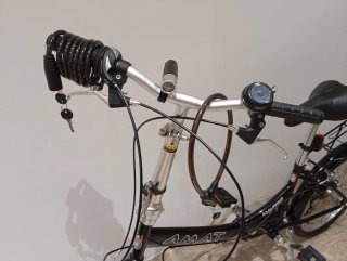 Bicicleta Plegable Amat Nautic Negra