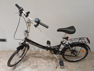 Bicicleta Plegable Amat Nautic Negra