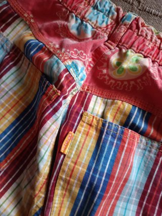 Pantalón infantil rayas multicolor