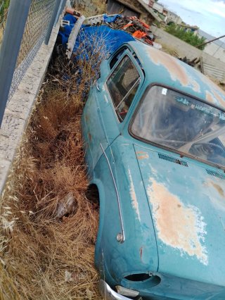 Carrocería Seat 850 Azul