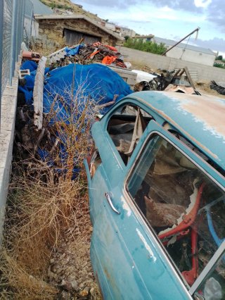 Carrocería Seat 850 Azul