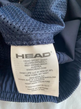 Pantalón deportivo unisex Head azul Talla S