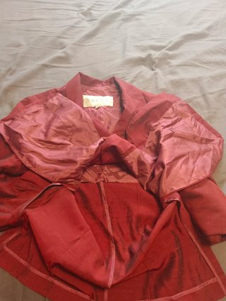 Blazer burdeos Mujer Trucco
