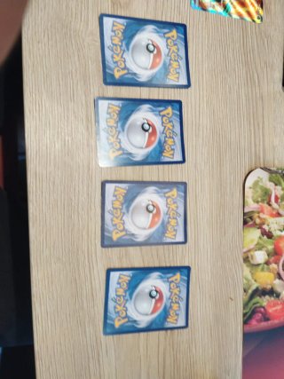 4 Cartas Pokémon Japonesas Originales