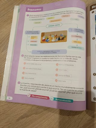Libro religión católica 3° de primaria