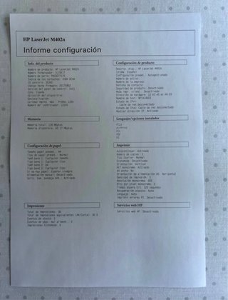 Impresora HP LaserJet Pro M402n