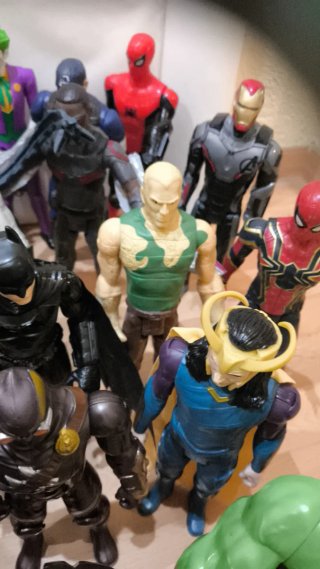 Lote 20 Figuras Superhéroes Grandes