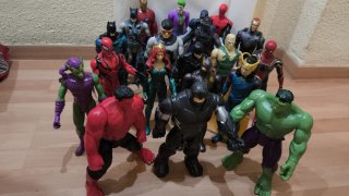 Lote 20 Figuras Superhéroes Grandes