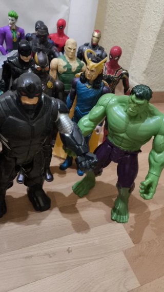 Lote 20 Figuras Superhéroes Grandes