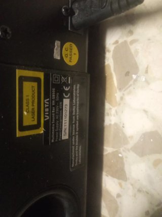 Sistema de sonido negro