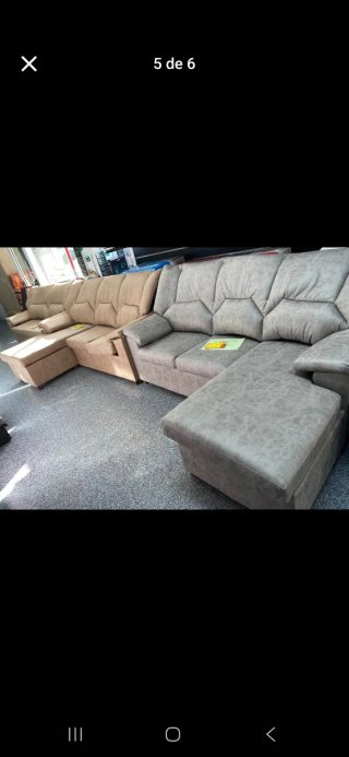 Sofá chaisenlongue 1.90m 299€ nuevo
