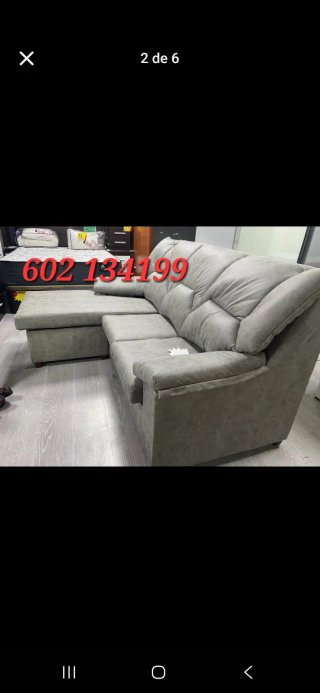 Sofá chaisenlongue 1.90m 299€ nuevo