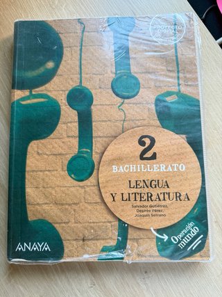 Lengua y literatura, 2 Bachillerato, Operación ...