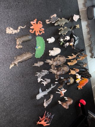 Lote de figuras, 41 animales de Schleich